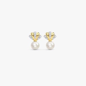 Cinderella Shining Diva Pearl Stud Earring